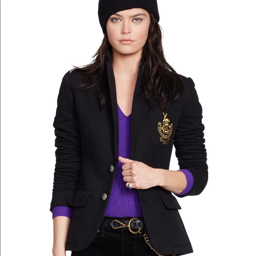 Ralph Lauren Insignia Black blazer Size 8